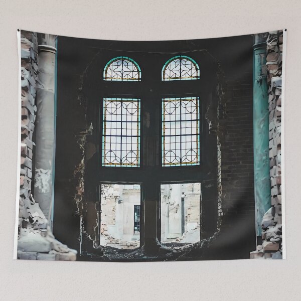 Item preview, Warm Earth-Tone  Abstract Glass Window (image size 7840x11680) designed and sold by Digital-Davinci.