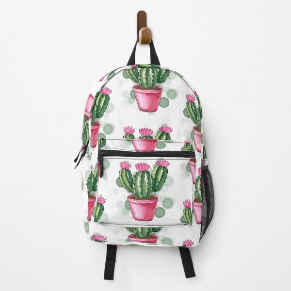 Artikelvorschau, Kaktus mit rosa Blüten – Niedliche Wüstenpflanzenillustration entworfen und verkauft von iamKRUK.