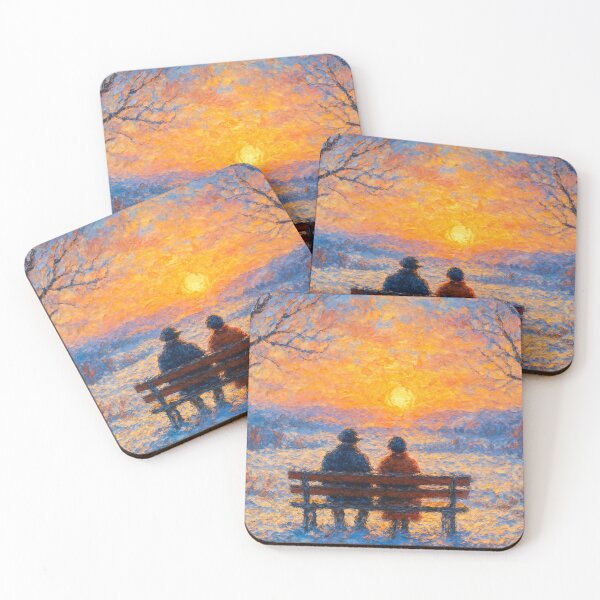Item preview, Winter view in the evening light designed and sold by Sigtrix.
