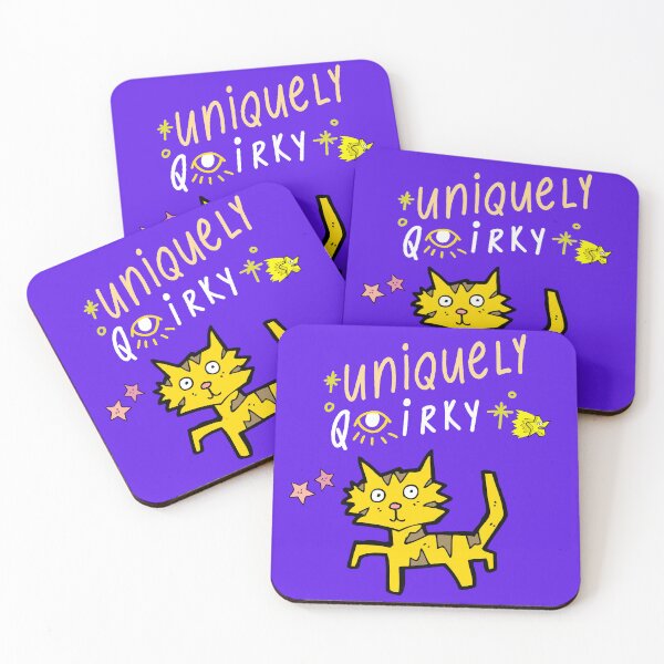 Item preview, Uniquely Quirky Cat – Playful Whimsical Illustration designed and sold by TheBeeKindSpace.