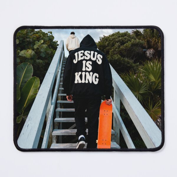 Item preview, Jesus Is King Hoodie | Christian Streetwear Faith Skate Apparel designed and sold by Eternal Kingdom Store.
