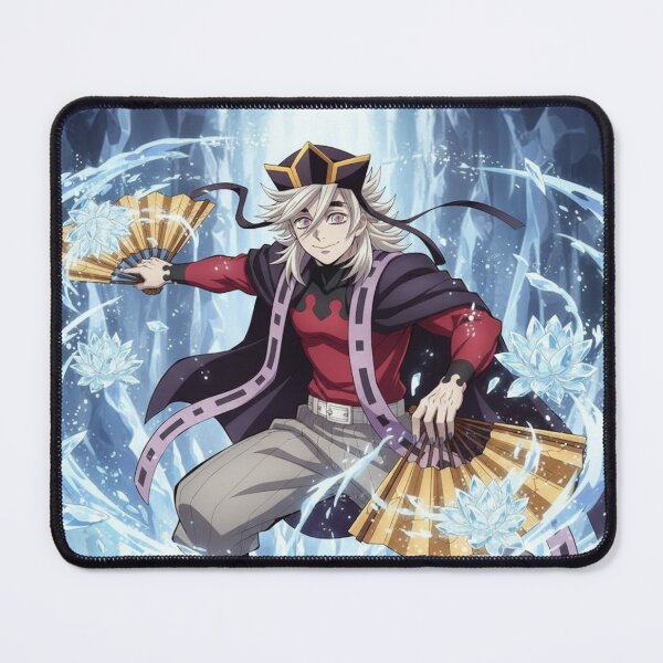 Item preview, Doma, frozen in a fighting stance , Demon slayer sticker designed and sold by Innova_Creations.