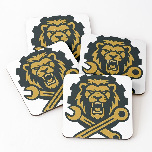 Item preview, Roaring Lion Mechanic Emblem – Power & Precision designed and sold by mbmstores.
