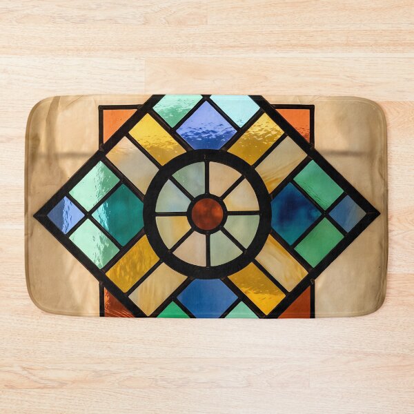 Item preview, Warm Earth-Tone  Abstract Glass Window (image size 7840x11680) designed and sold by Digital-Davinci.