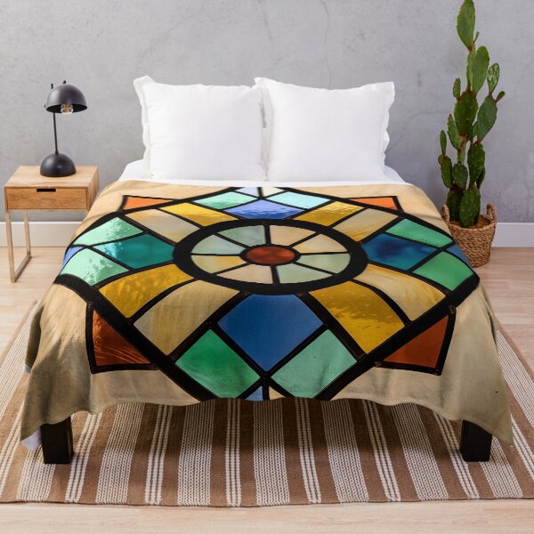 Item preview, Warm Earth-Tone Abstract Glass Window (image size 7840x11680) designed and sold by Digital-Davinci.