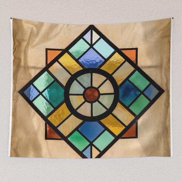 Item preview, Warm Earth-Tone  Abstract Glass Window (image size 7840x11680) designed and sold by Digital-Davinci.