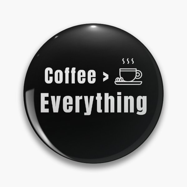 Item preview, Coffee Over Everything – Funny Coffee Quote Minimal Design - Vintage designed and sold by MK-Charlie.