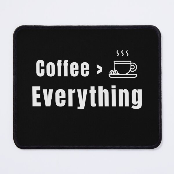 Item preview, Coffee Over Everything – Funny Coffee Quote Minimal Design - Vintage designed and sold by MK-Charlie.