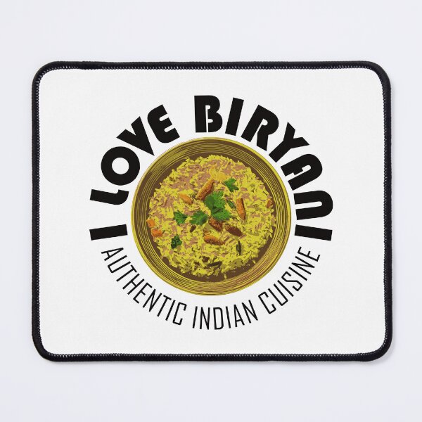 Item preview, I LOVE BIRYANI T-Shirt - Authentic Indian Cuisine Food Lover Gift Tee designed and sold by YabusakaShokudo.