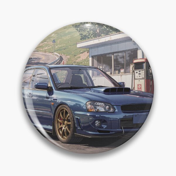 Item preview, Impreza WRX STI JDM Mountain Road Retro Anime designed and sold by RCStoreUy.