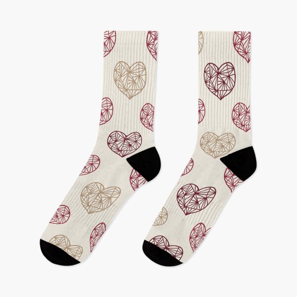 Item preview, Geometric Heart Line Seamless Pattern designed and sold by Mariana Shymkovych.