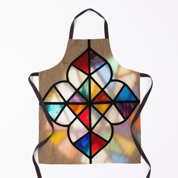 Item preview, Warm Earth-Tone  Abstract Glass Window (image size 7840x11680) designed and sold by Digital-Davinci.