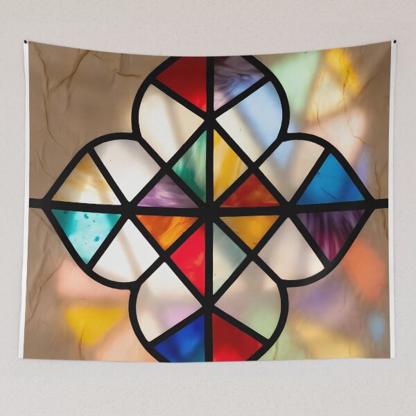 Item preview, Warm Earth-Tone  Abstract Glass Window (image size 7840x11680) designed and sold by Digital-Davinci.
