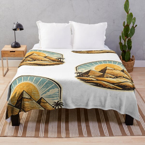 Item preview, Egyptian Pyramids – Vintage Desert Heritage Logo designed and sold by Dax Studio.