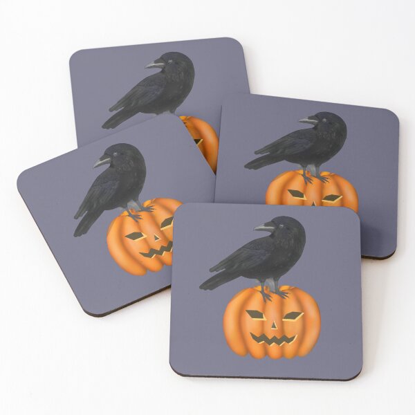 Item preview, Halloween crow and pumpkin  designed and sold by Daniel Vasco.
