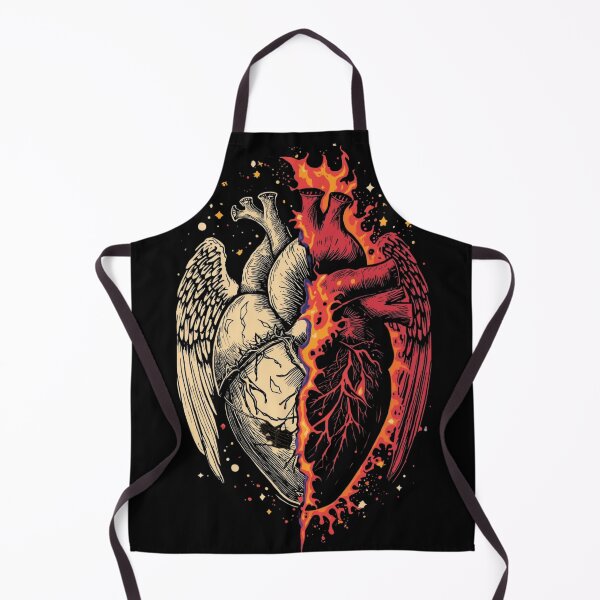 Item preview, Half Angel Half Demon Heart designed and sold by ShadyArfaa.