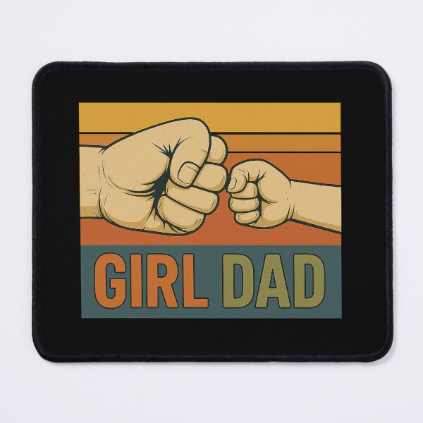 Item preview, Girl Dad Fist Bump Father Daughter Bond Retro Quote Gift designed and sold by flagylART.