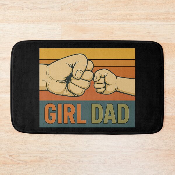 Item preview, Girl Dad Fist Bump Father Daughter Bond Retro Quote Gift designed and sold by flagylART.