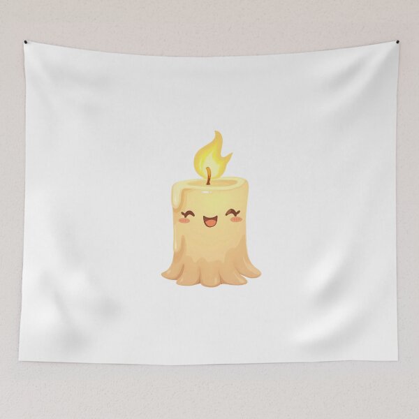 Item preview, Cute Candle Spirit – Spooky Cute Light Illustration designed and sold by santi-ia.