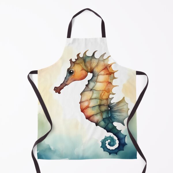 Item preview, Watercolour Seahorse designed and sold by CalmnessbyChoice.