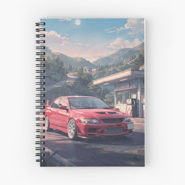 Item preview, Lancer Evo IX JDM Mountain Road Retro Anime designed and sold by RCStoreUy.