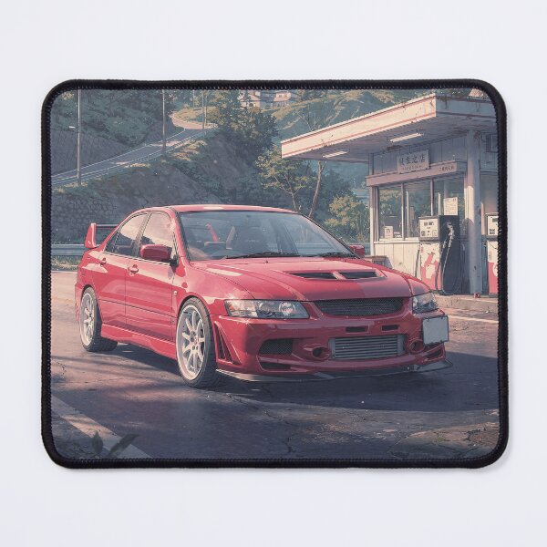 Item preview, Lancer Evo IX JDM Mountain Road Retro Anime designed and sold by RCStoreUy.