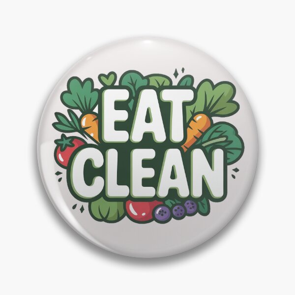Item preview, Eat Clean - Healthy Living Motivation designed and sold by Roch-Roch.