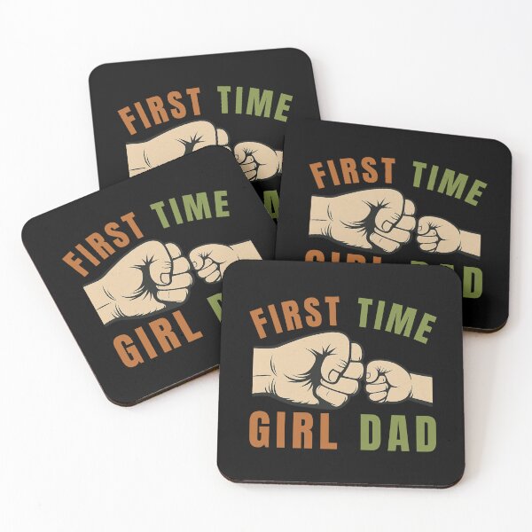 Item preview, First Time Girl Dad Father Daughter Fist Bump Quote Gift designed and sold by flagylART.