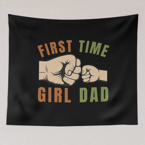 Item preview, First Time Girl Dad Father Daughter Fist Bump Quote Gift designed and sold by flagylART.