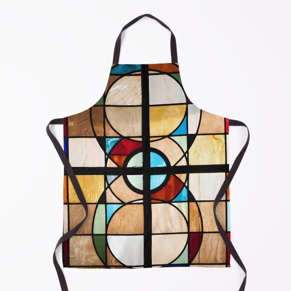 Item preview, Warm Earth-Tone  Abstract Glass Window (image size 7840x11680) designed and sold by Digital-Davinci.