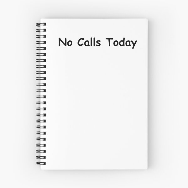 Item preview, No Calls Today – Funny Phone Quote | Sarcastic Work and Life Humor Design designed and sold by adjamine.