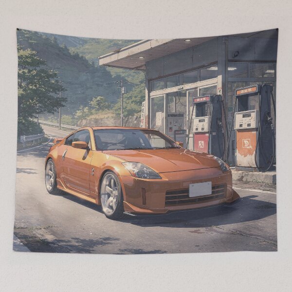 Item preview, 350Z JDM Mountain Road Retro Anime designed and sold by RCStoreUy.