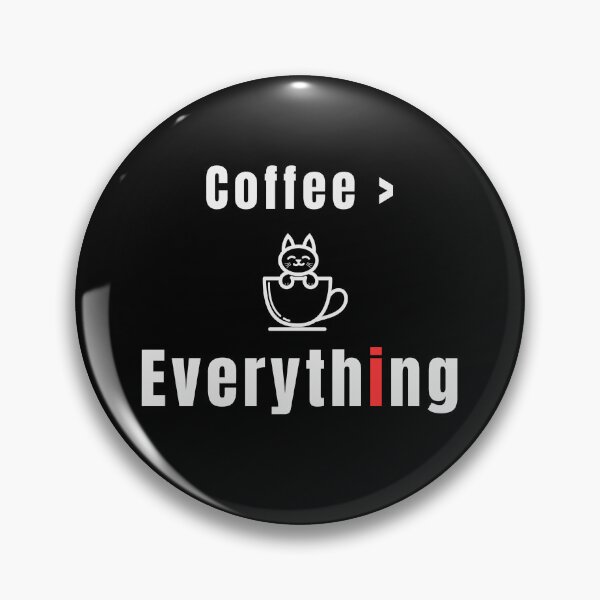 Item preview, Coffee Over Everything – Funny Coffee Quote Minimal Design - Retro designed and sold by MK-Charlie.
