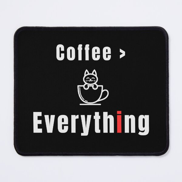 Item preview, Coffee Over Everything – Funny Coffee Quote Minimal Design - Retro designed and sold by MK-Charlie.