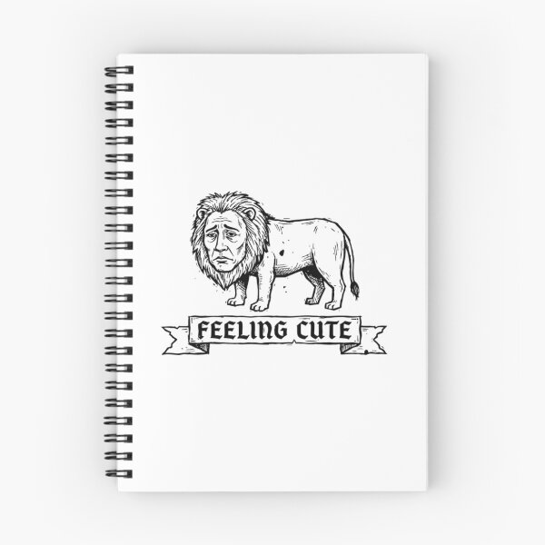 Item preview, Feeling Cute Sad Lion Funny Medieval Meme designed and sold by N0KITTAY.