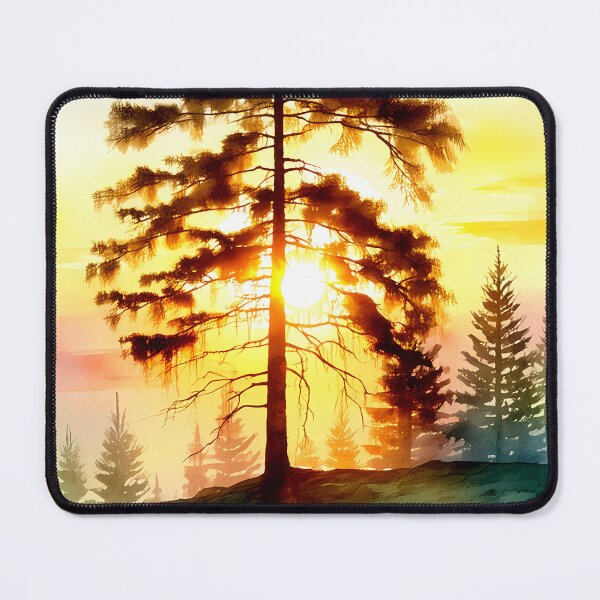 Item preview, Natural Sunrise and Fir Tree designed and sold by CalmnessbyChoice.