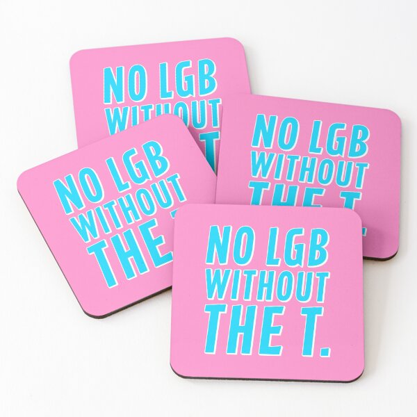 Item preview, No LGB Without the T - Sky Blue designed and sold by sillyjess.