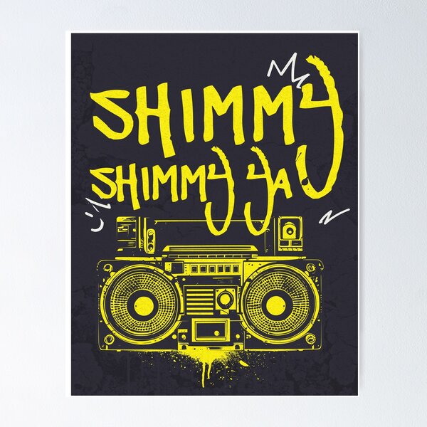 Item preview, Shimmy Ya Old School Hip Hop designed and sold by ikidyounot.