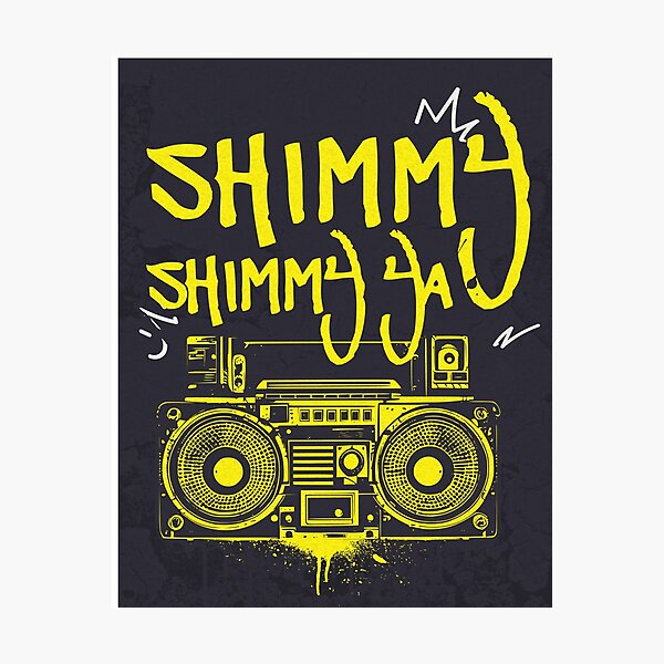 Item preview, Shimmy Ya Old School Hip Hop designed and sold by ikidyounot.