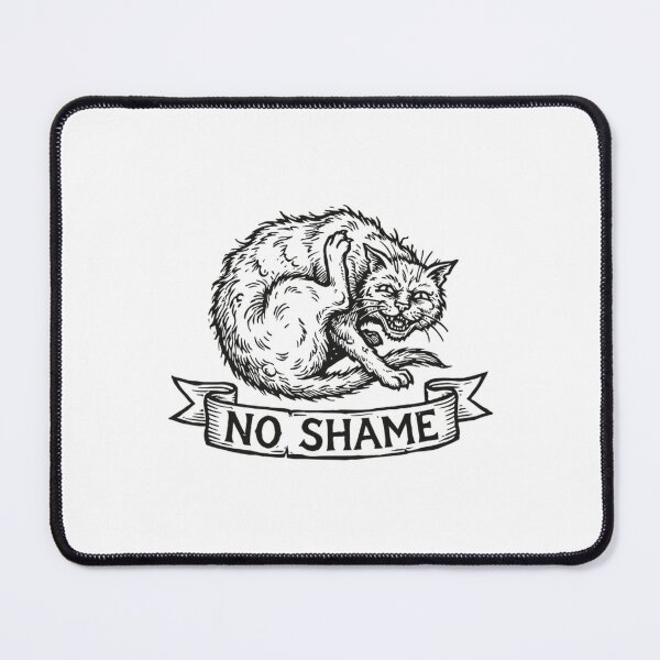Item preview, No Shame Cat Funny Medieval Woodcut designed and sold by N0KITTAY.