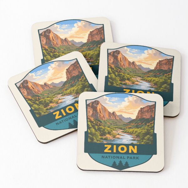 Item preview, Zion National Park Utah Sticker designed and sold by Gideon Emmerich.