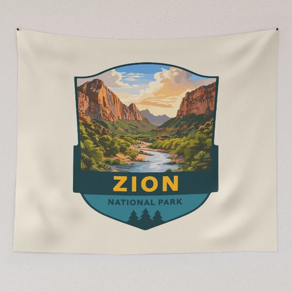 Item preview, Zion National Park Utah Sticker designed and sold by Gideon Emmerich.