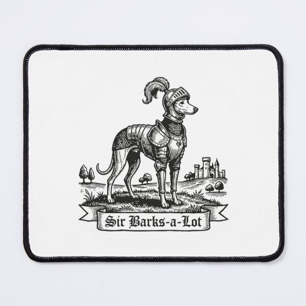 Item preview, Sir Barks A Lot Funny Medieval Dog Knight designed and sold by N0KITTAY.
