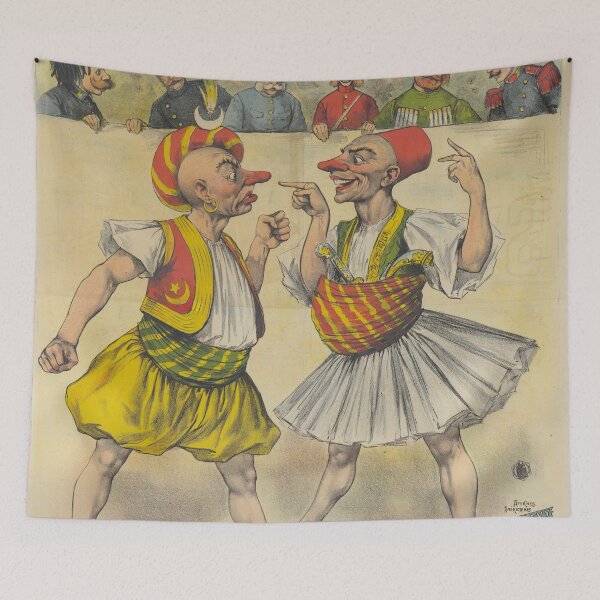Item preview, Oriental Acrobats Advertising Poster (1895)  designed and sold by 19th Century in Color.