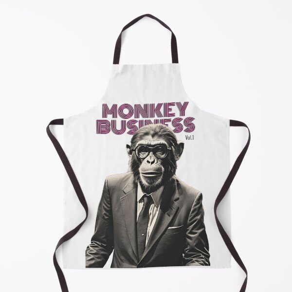 Item preview, Monkey Business | Hot Pink Edition Funny Office Humor Boss designed and sold by SeNsArtGallery.