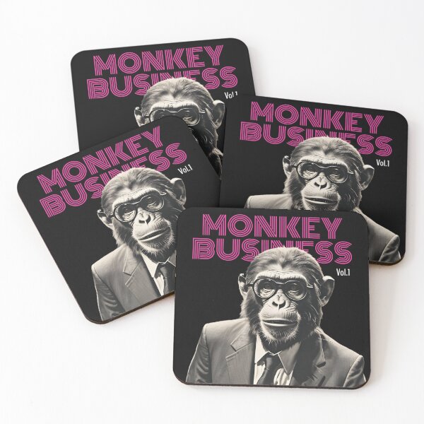 Item preview, Monkey Business Vol.1 | Bubble Gum Black Tee Cool Vintage designed and sold by SeNsArtGallery.