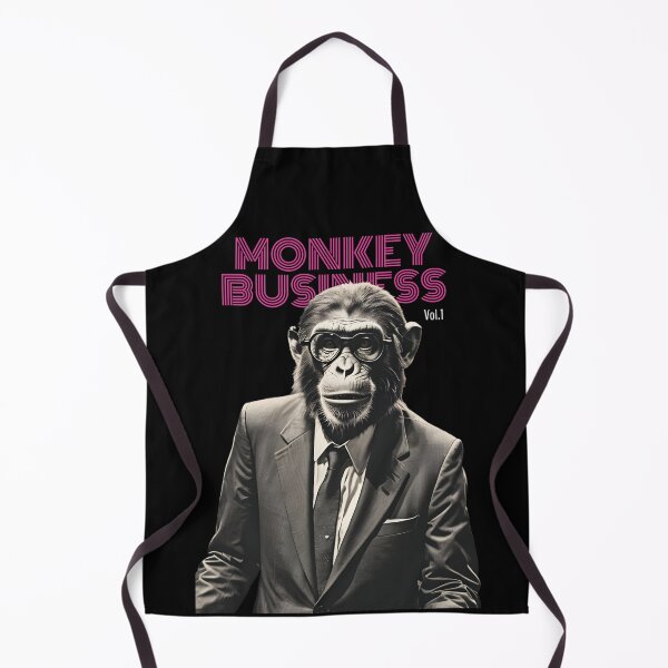 Item preview, Monkey Business Vol.1 | Bubble Gum Black Tee Cool Vintage designed and sold by SeNsArtGallery.