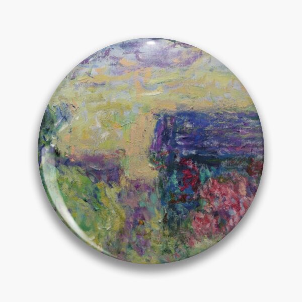 Item preview, La Maison a Travers Les Roses by Claude Monet: Lush Impressionist Garden Poster designed and sold by artofuniverse.