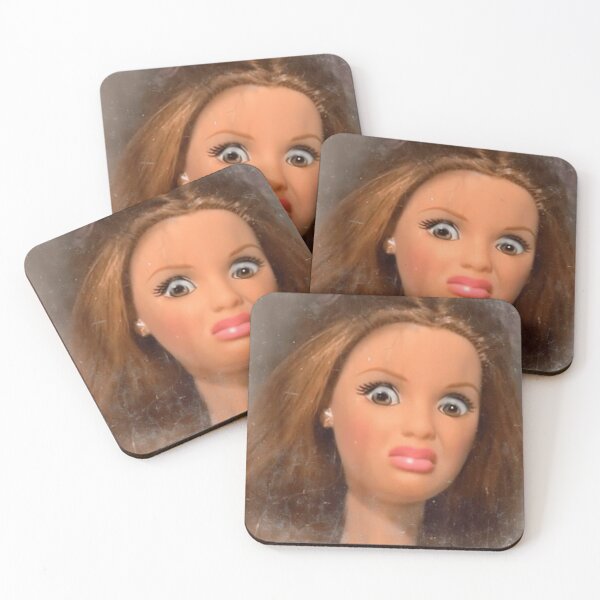 Item preview, Funny Doll Face with Judging Expression, Meme Aesthetic, WTF Look, Sarcastic Doll Humor designed and sold by toongstudio.