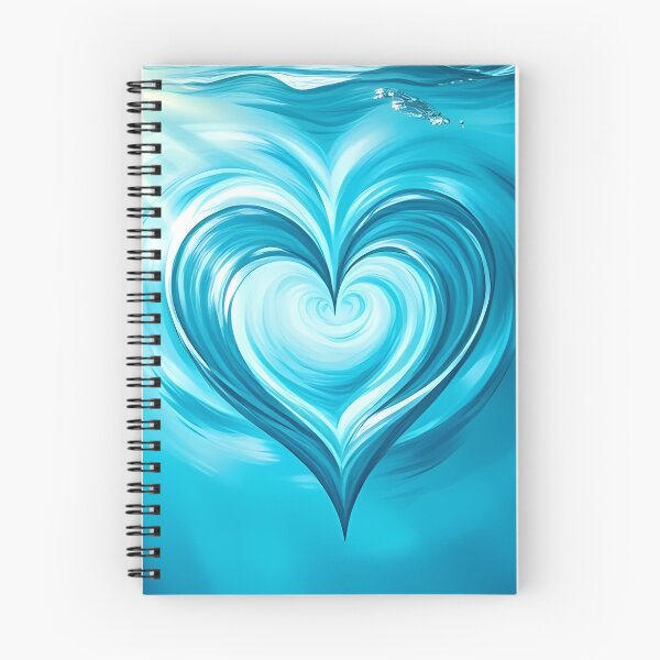 Item preview, Blue Water Heart designed and sold by CalmnessbyChoice.